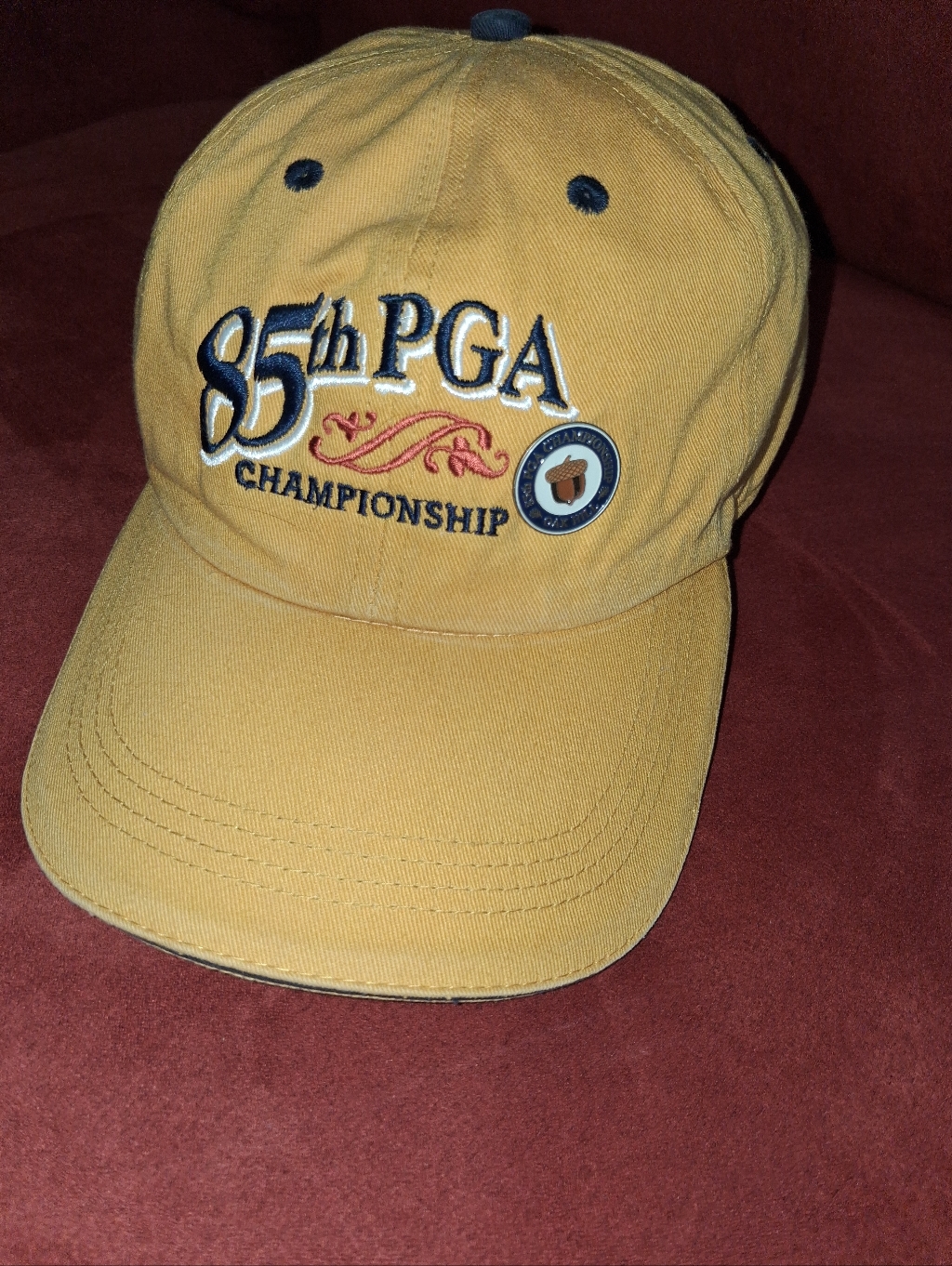 85th Pga Championship Yellow Golf Cap